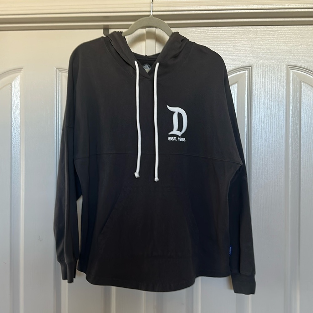 Disneyland Hooded Grey Spirit Jersey Medium READ Details